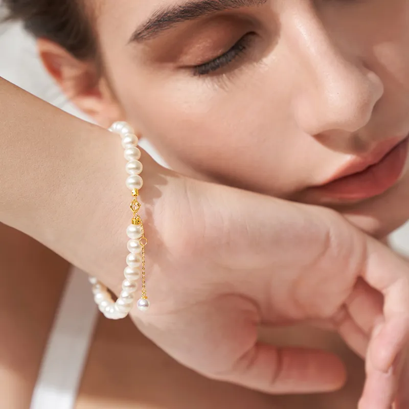 Tahiti Freshwater Pearl Bracelets Women's-3