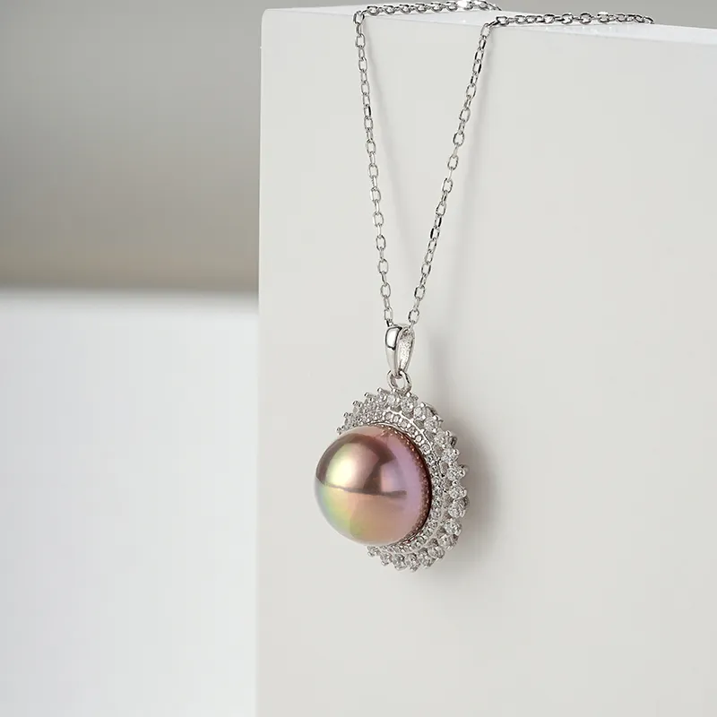 Tahiti Freshwater Pearl Necklaces Women's-6