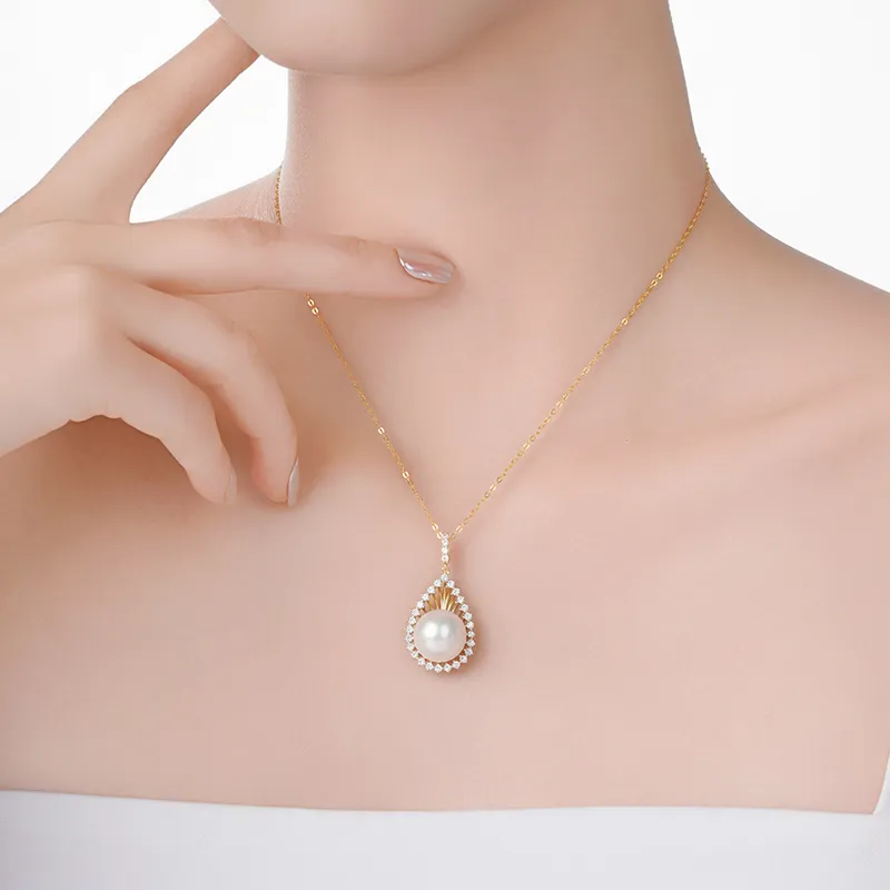 Tahiti Freshwater Pearl Necklaces Women's-2