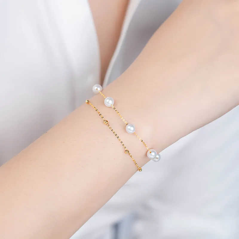 Tahiti Freshwater Pearl Bracelets Women's-3