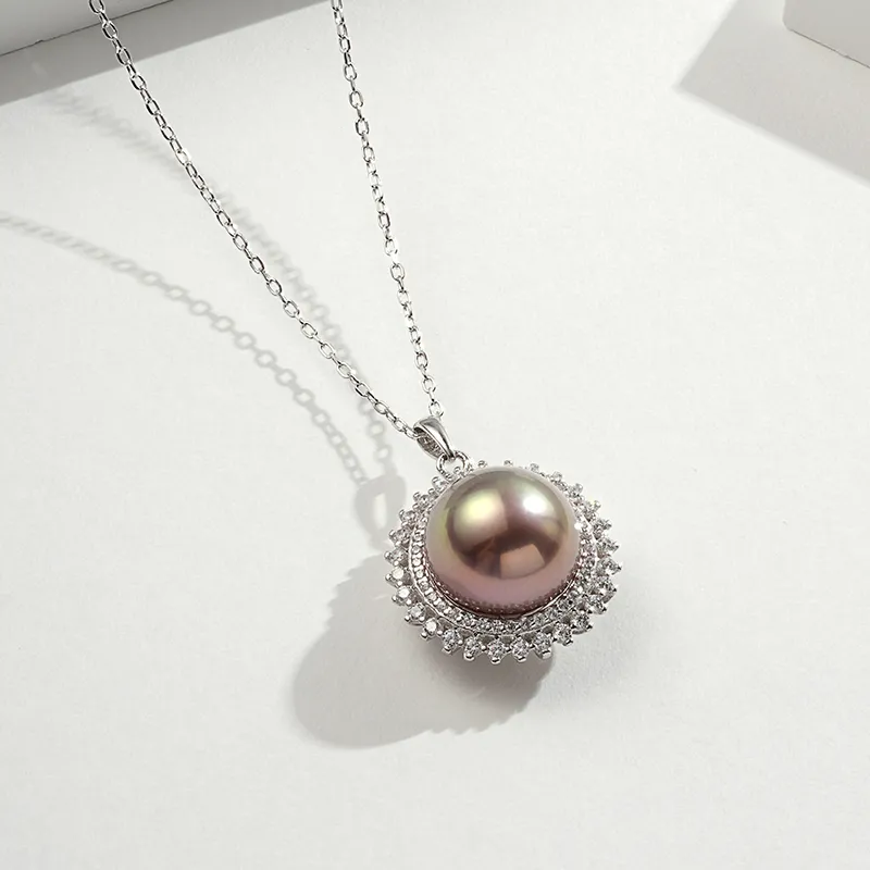 Tahiti Freshwater Pearl Necklaces Women's-5
