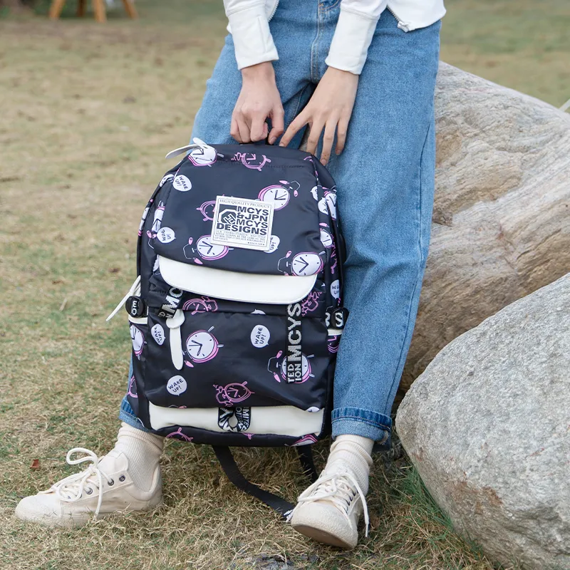 Yohji Kimura Polyester Backpack Unisex-14
