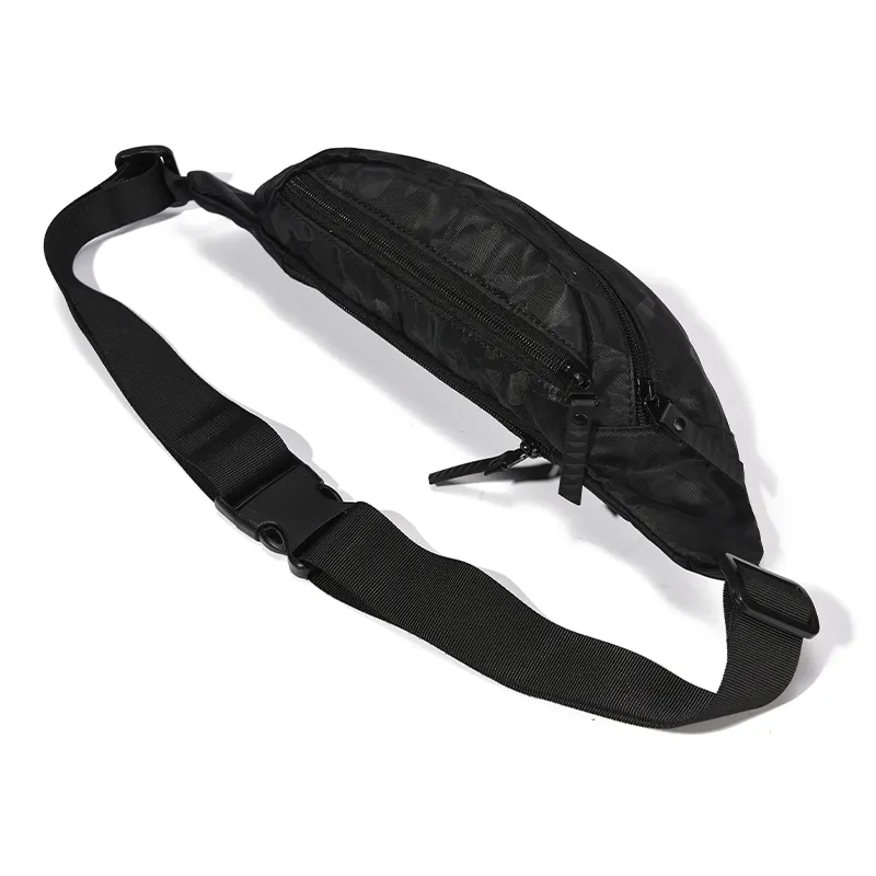 Yohji Kimura Oxford Crossbody Bag, One Shoulder Sling Bag Trumpets Men's Camouflage Black/Black-2