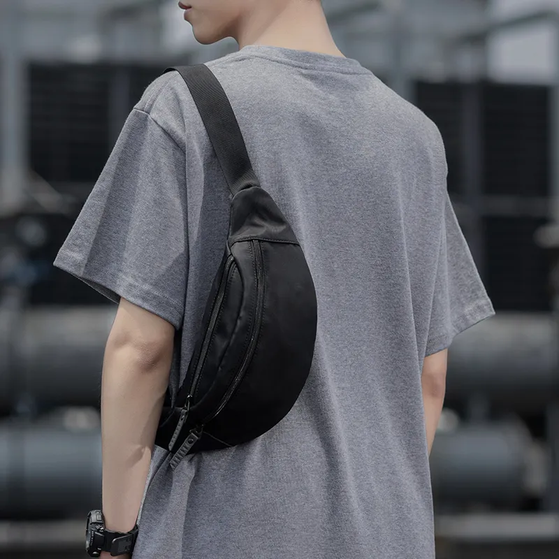 Yohji Kimura Oxford Fanny Pack Men's Black-8