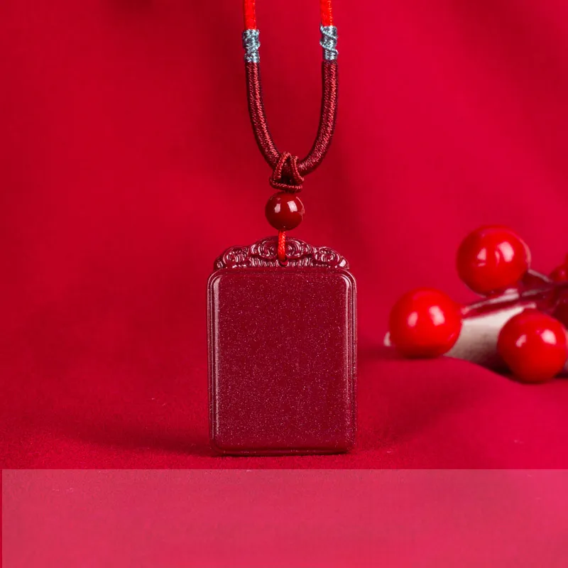 Yufujin Cinnabar Pendants Unisex-1
