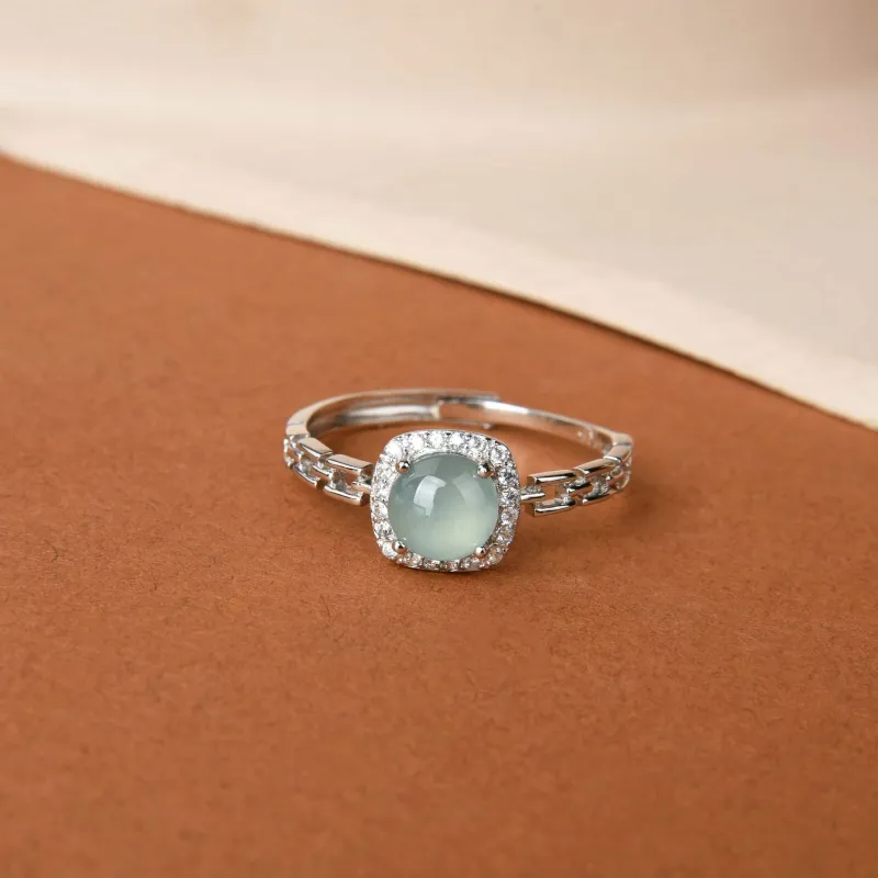 Yufujin High Ice Jade Jadeite Rings Women's-3
