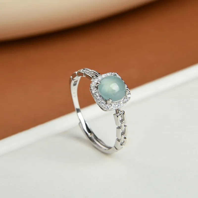 Yufujin High Ice Jade Jadeite Rings Women's-1