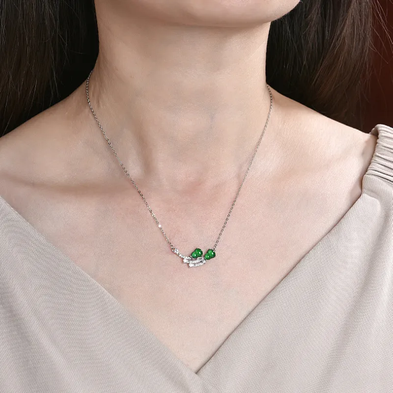 Yufujin High Ice Jade Jadeite Necklaces Women's-4