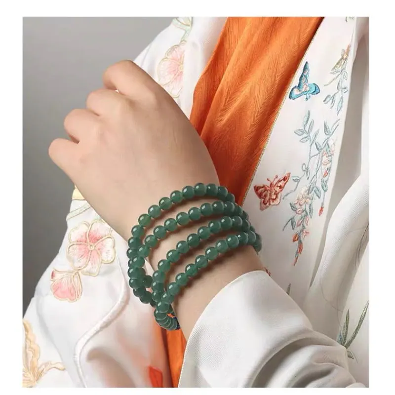 Yufujin Glutinous Jade Necklaces Unisex-1