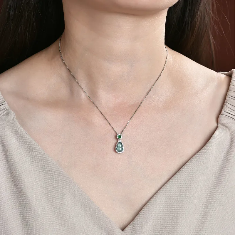 Yufujin High Ice Jade Jadeite Pendants Women's-4