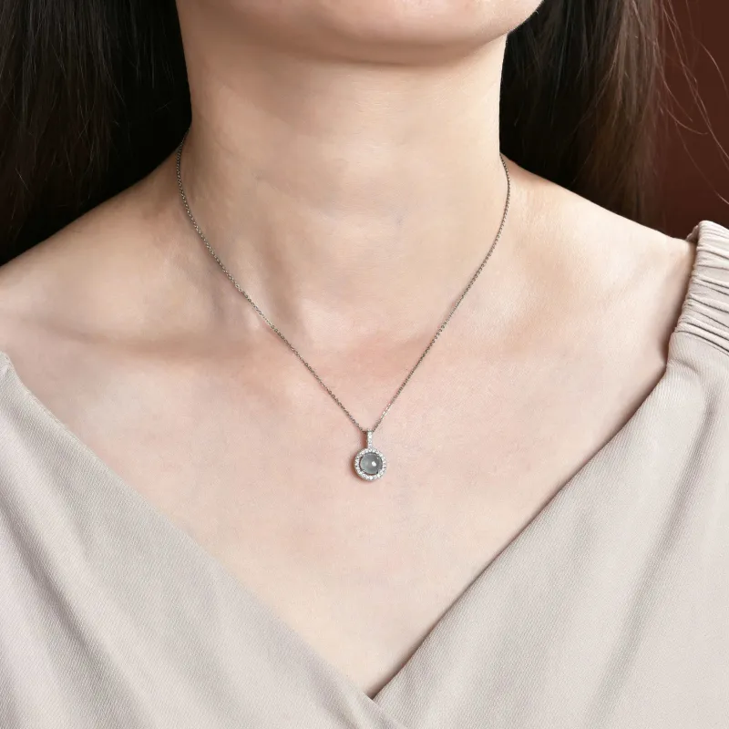 Yufujin Ice Glutinous Jadeite Pendants Women's-4