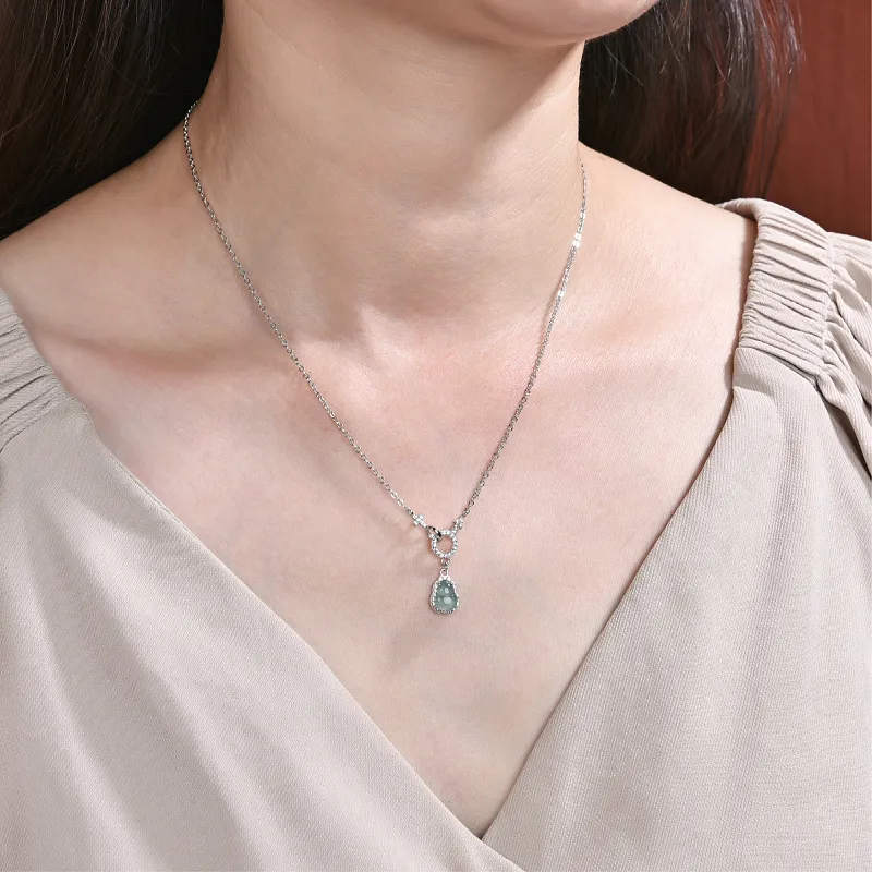 Yufujin High Ice Jade Jadeite Necklaces Women's-4