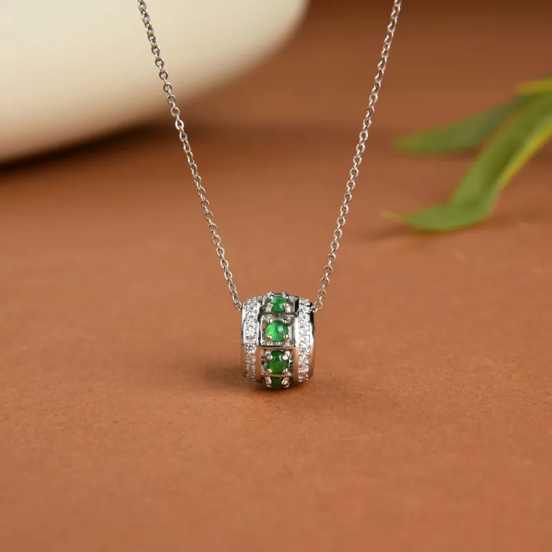 Yufujin High Ice Jade Pendants Unisex-1