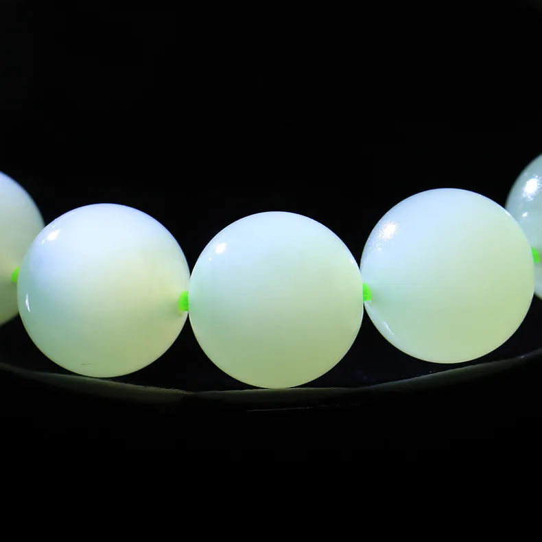 Yufujin Hetian Jade Bracelets Green Jadeite Unisex-16