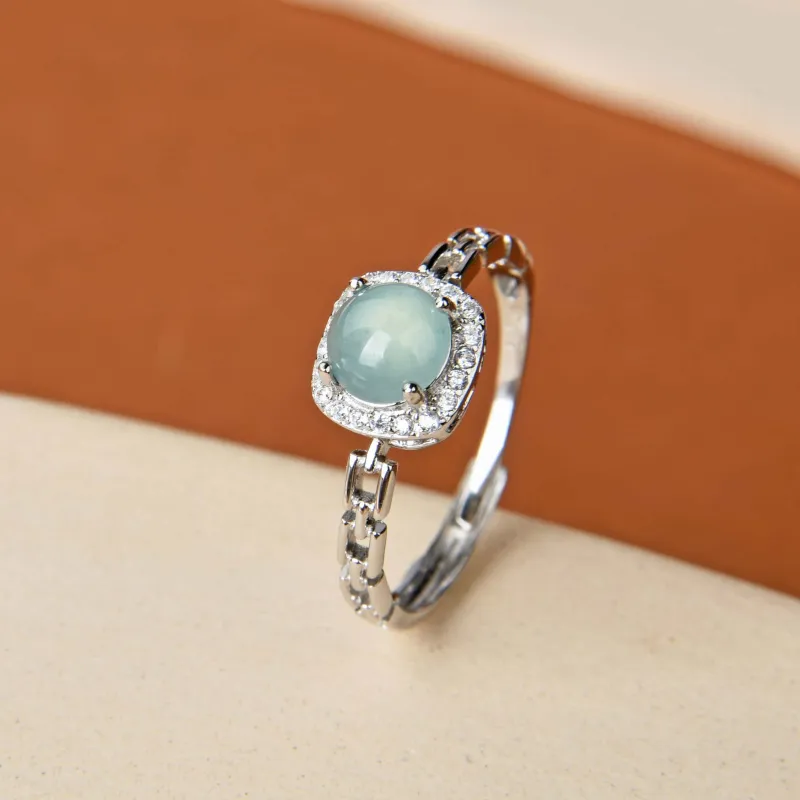 Yufujin High Ice Jade Jadeite Rings Women's-2