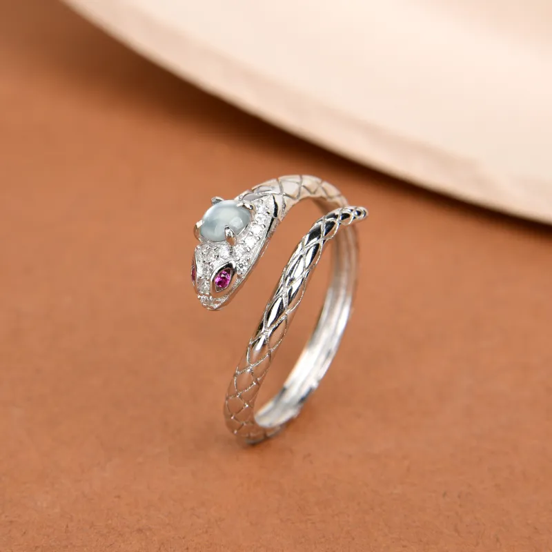 Yufujin Ice Type Jadeite Rings Unisex-7