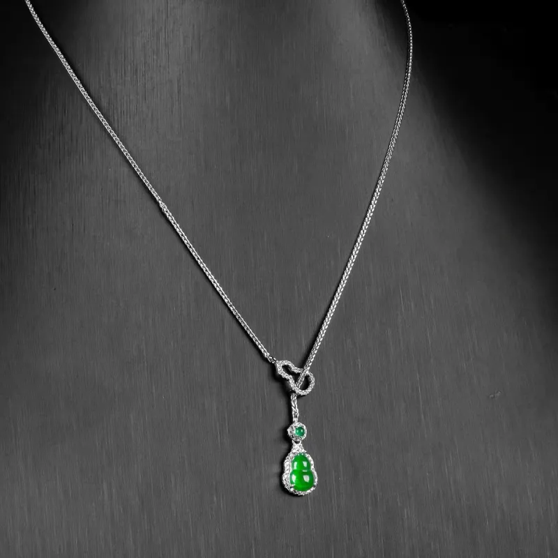 Yufujin Ice Type Jadeite Necklaces Women's-1