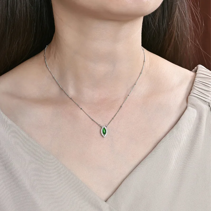 Yufujin High Ice Jade Jadeite Necklaces Women's-4