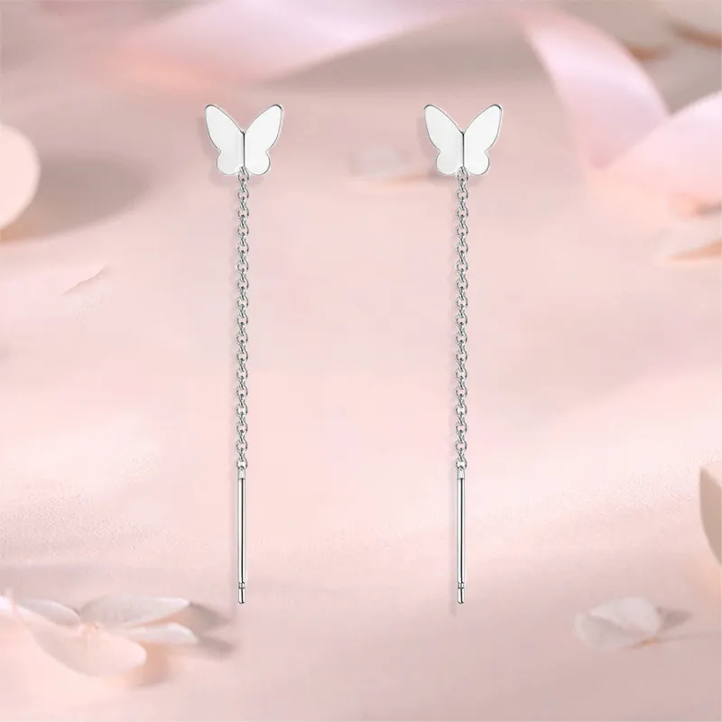 SWEET PLANET 999 Fine Silver Drop Earrings Women's-1