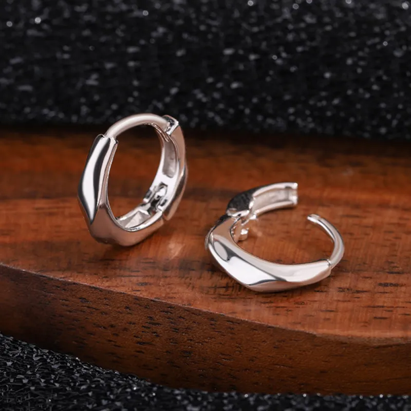 SWEET PLANET S999 Fine Silver Stud Earrings Women's-5