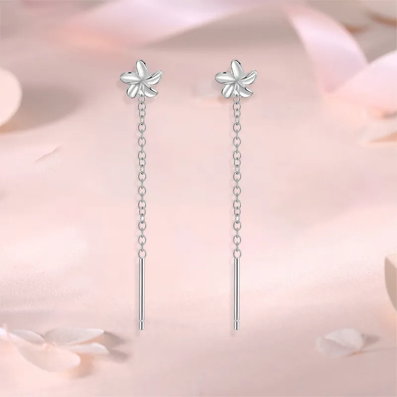 SWEET PLANET 999 Fine Silver Drop Earrings Women's-1