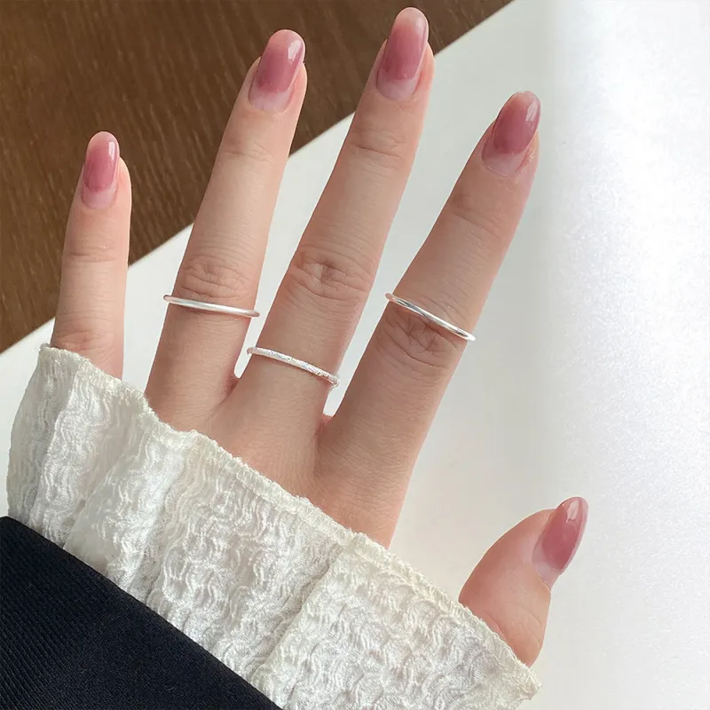 SWEET PLANET S999 Fine Silver Rings Unisex-7