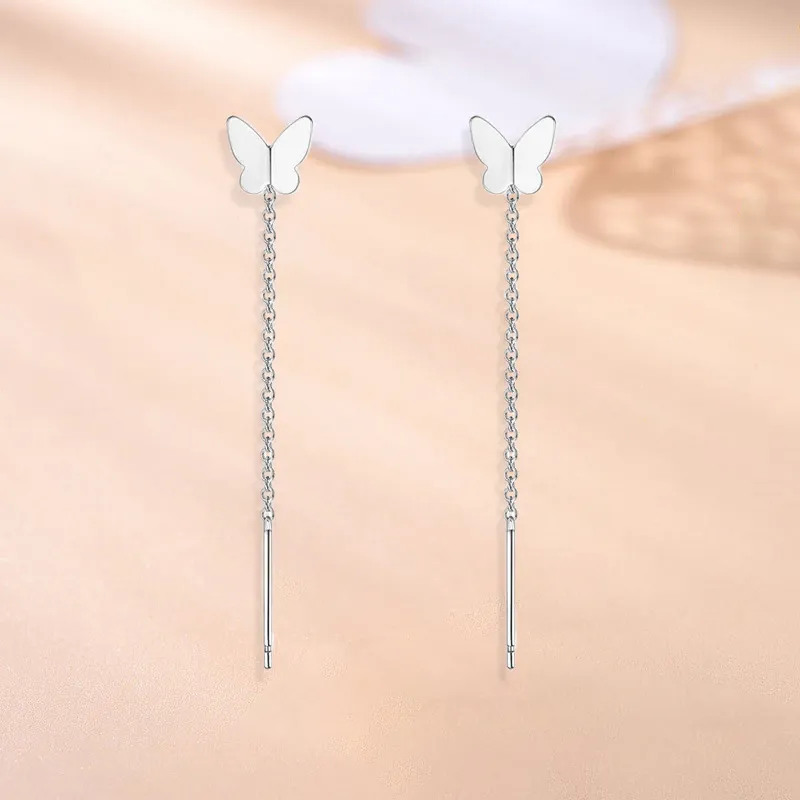SWEET PLANET 999 Fine Silver Drop Earrings Women's-4