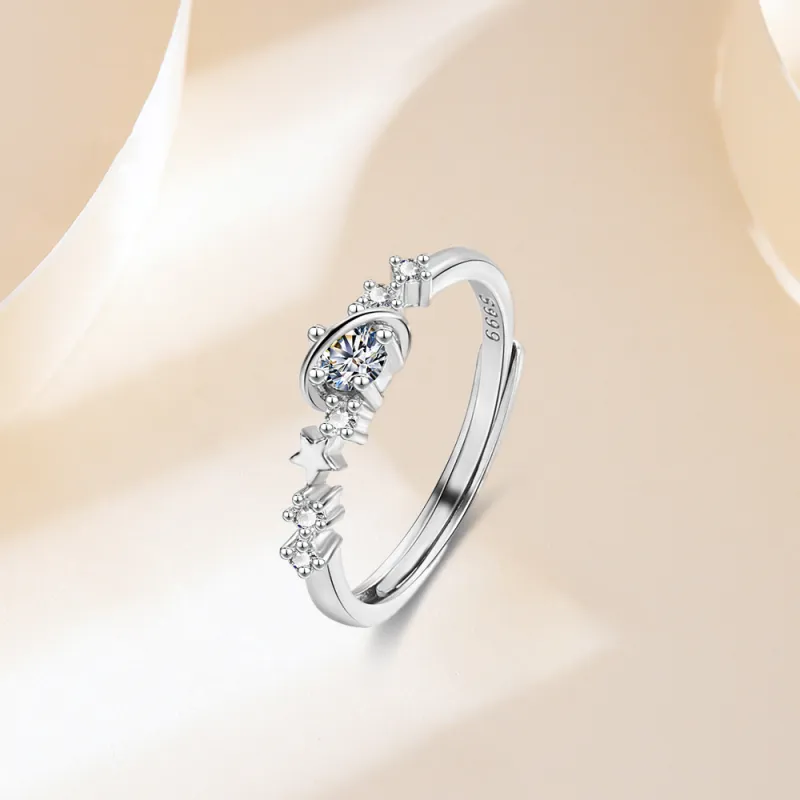SWEET PLANET S999 Fine Silver Rings Unisex-4