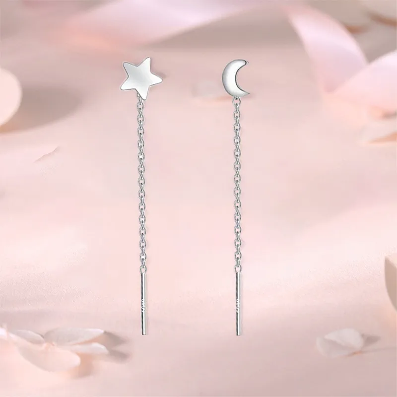 SWEET PLANET S999 Fine Silver Drop Earrings Women's-2