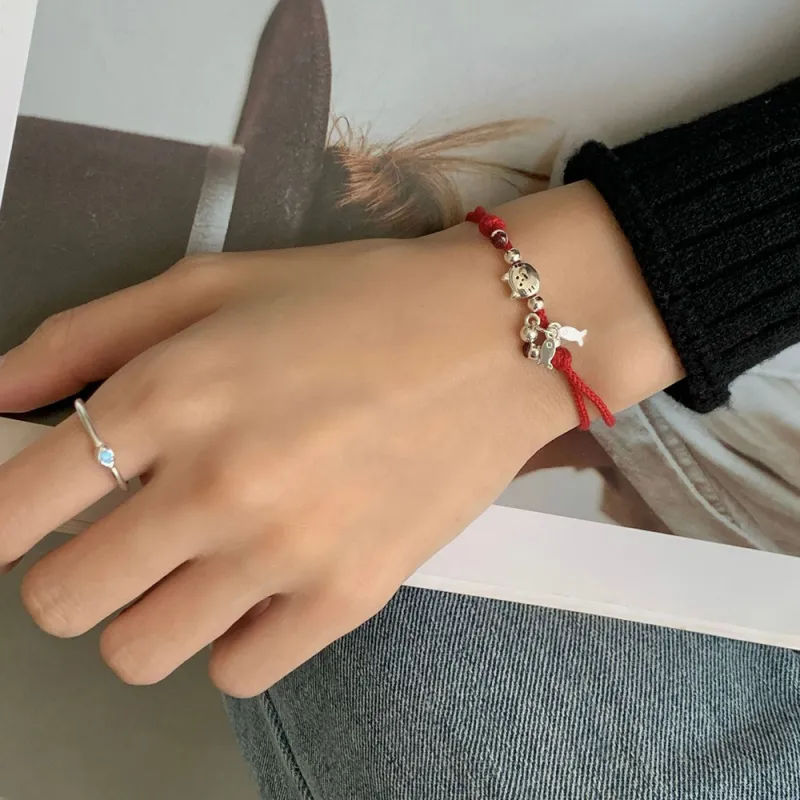 SWEET PLANET S925 Silver Bracelets Women's-6