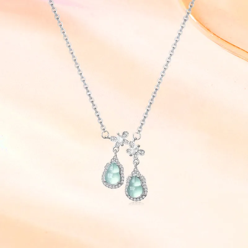 SWEET PLANET Ice Glutinous Jadeite Necklaces Women's-4
