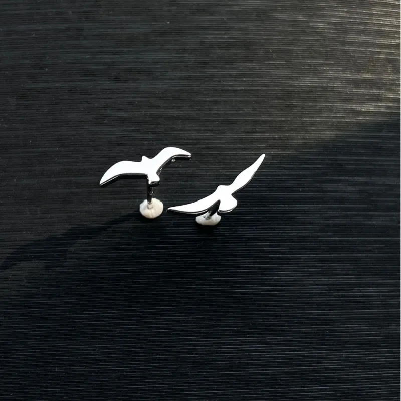 SWEET PLANET S925 Silver Stud Earrings Women's-4