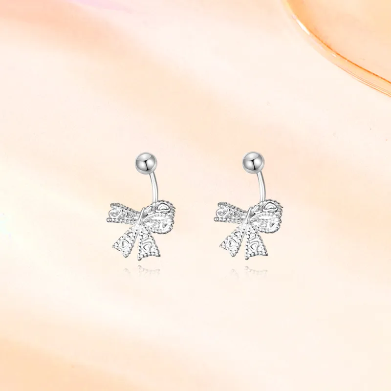 SWEET PLANET S999 Fine Silver Stud Earrings Women's-5