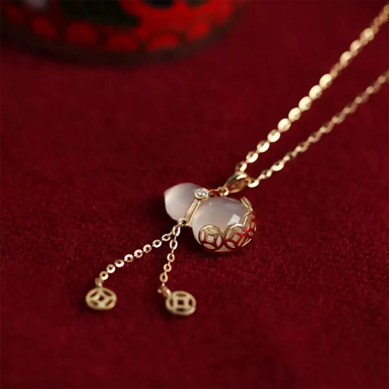 SWEET PLANET Chalcedony Necklaces Women's-4