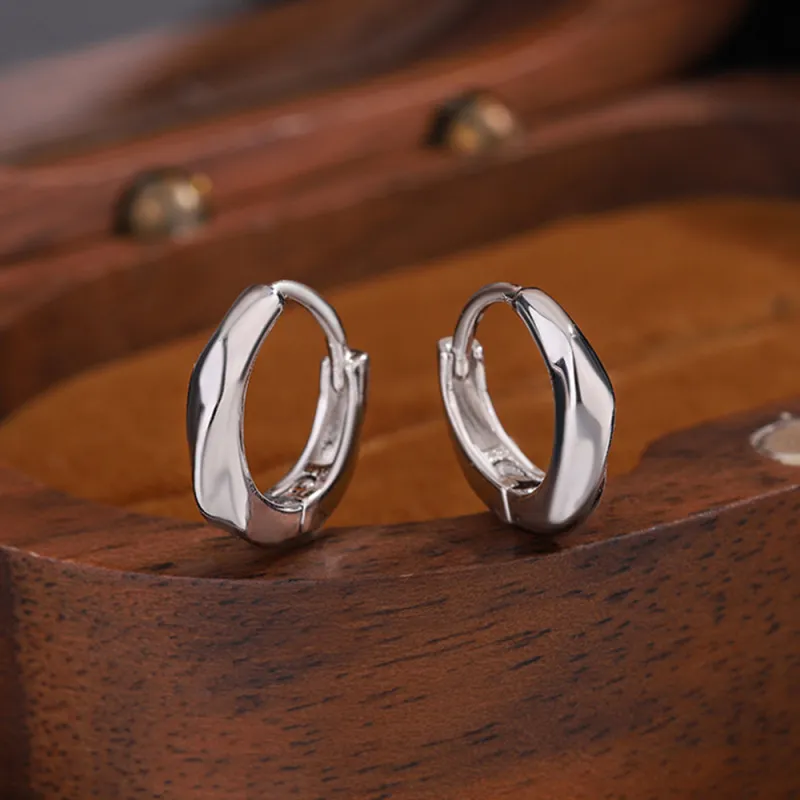 SWEET PLANET S999 Fine Silver Stud Earrings Women's-4