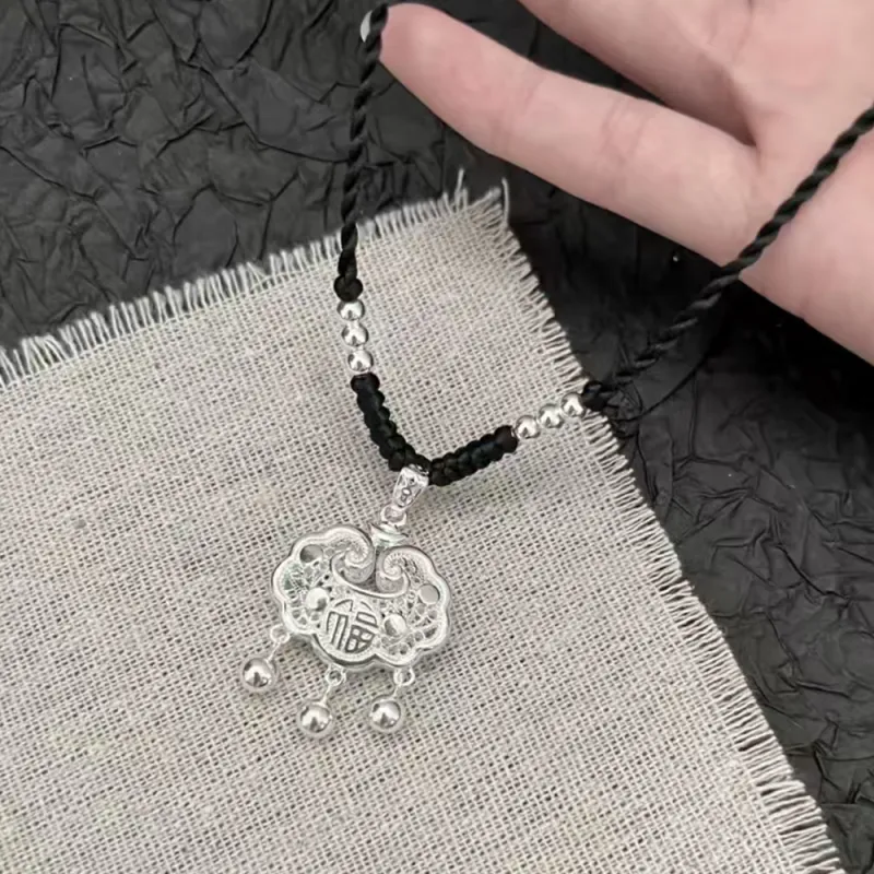 SWEET PLANET S999 Fine Silver Necklaces Unisex-2