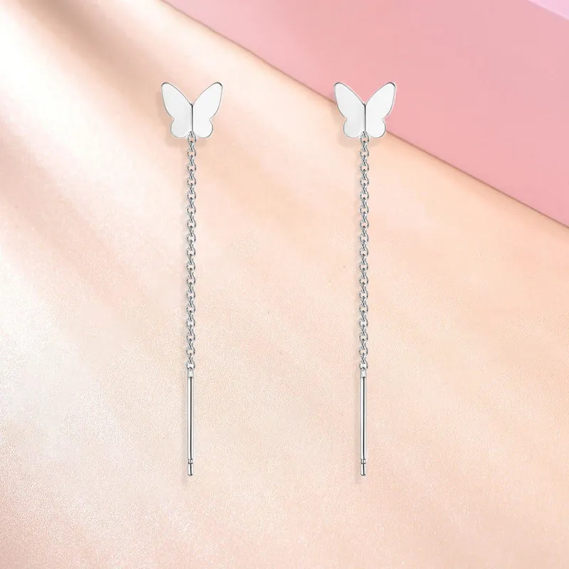 SWEET PLANET 999 Fine Silver Drop Earrings Women's-3