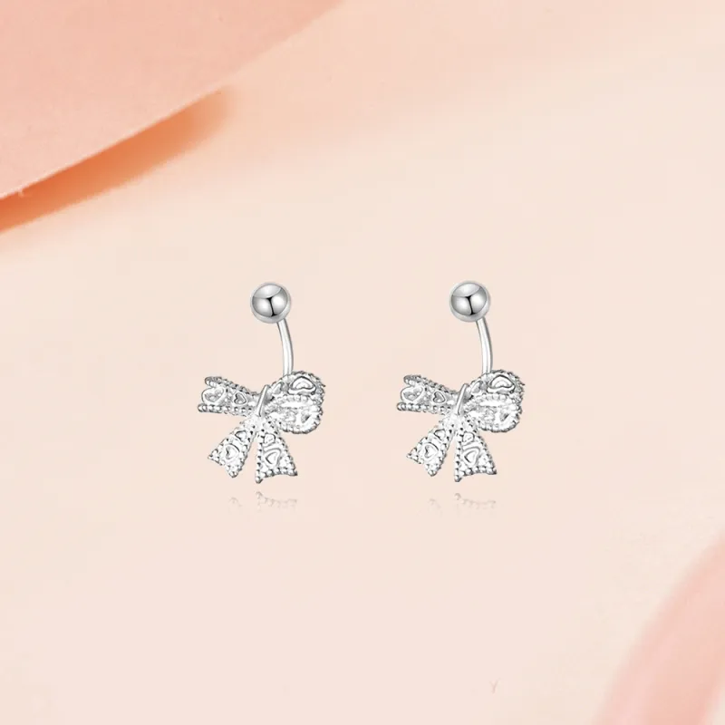SWEET PLANET S999 Fine Silver Stud Earrings Women's-4