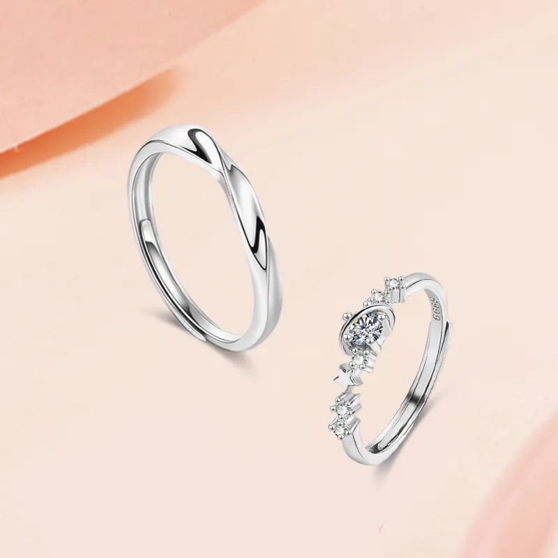 SWEET PLANET S999 Fine Silver Rings Unisex-2
