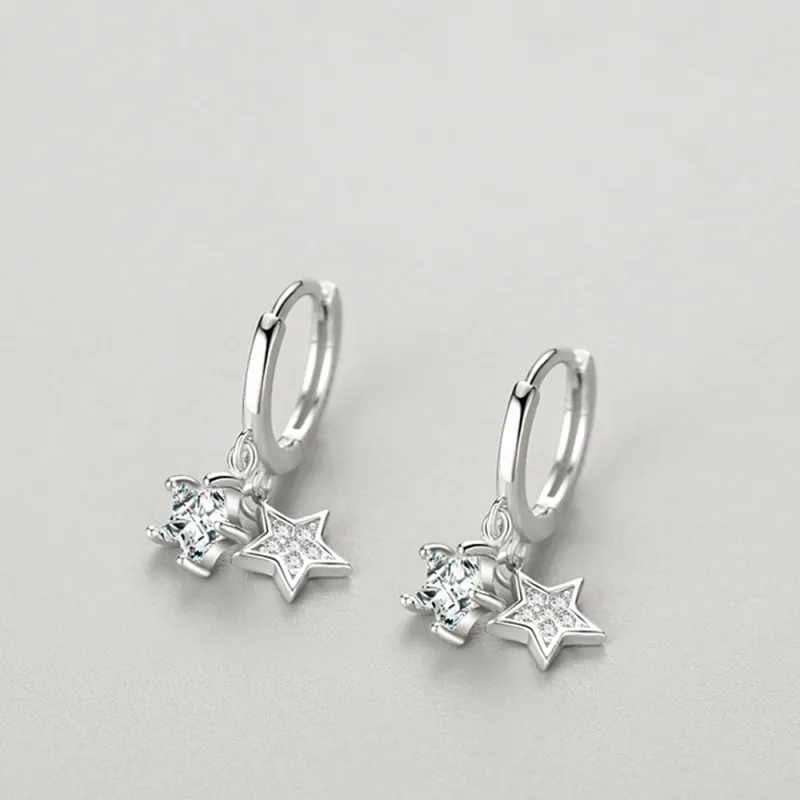 SWEET PLANET S925 Silver Earrings Unisex-1