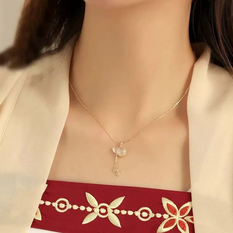 SWEET PLANET Chalcedony Necklaces Women's-5