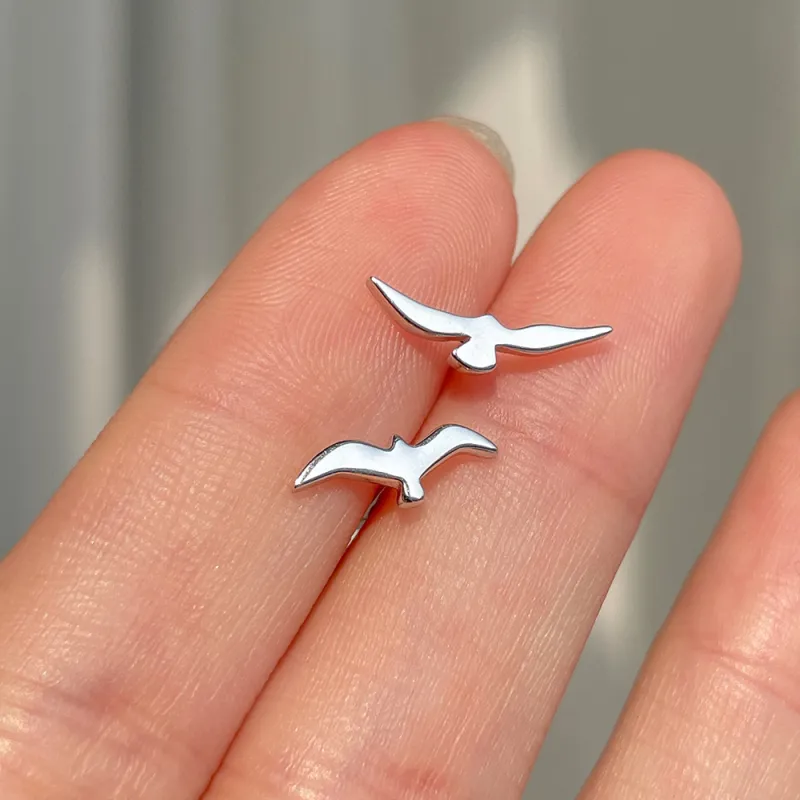 SWEET PLANET S925 Silver Stud Earrings Women's-2