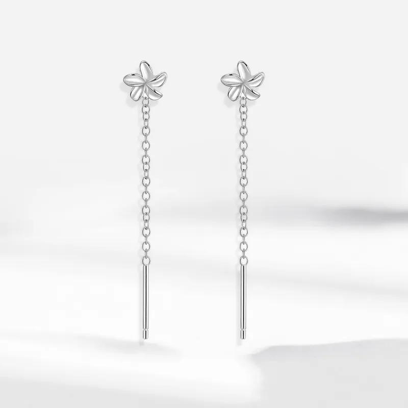 SWEET PLANET 999 Fine Silver Drop Earrings Women's-3