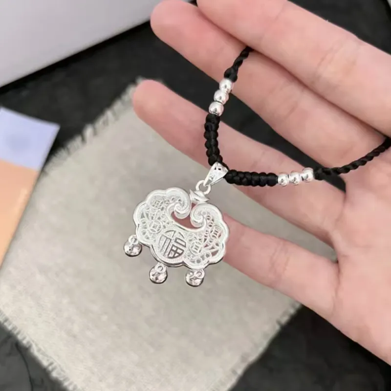 SWEET PLANET S999 Fine Silver Necklaces Unisex-1
