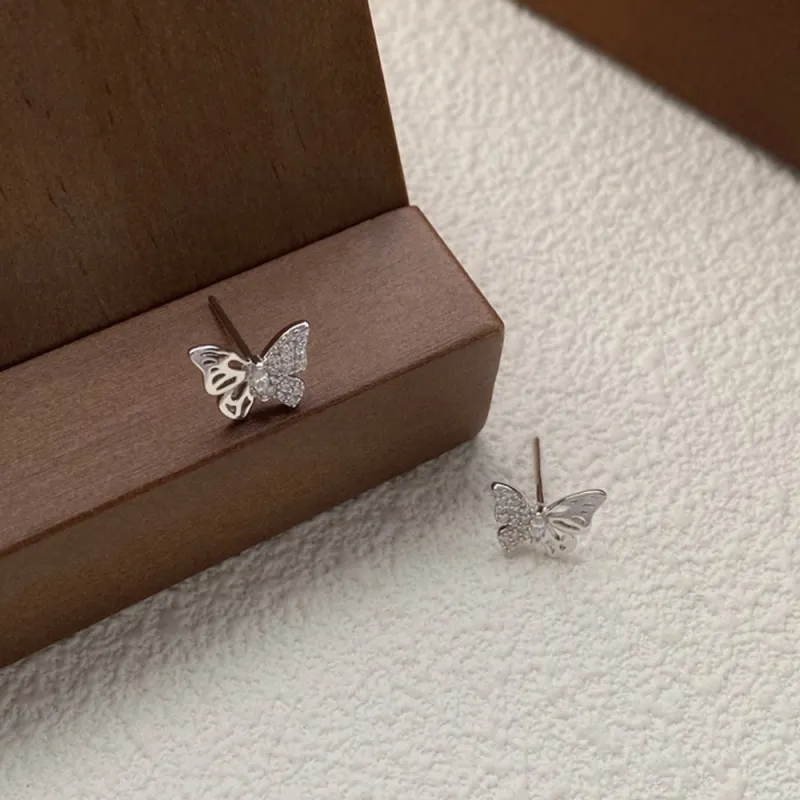 SWEET PLANET S999 Fine Silver Stud Earrings Women's-3