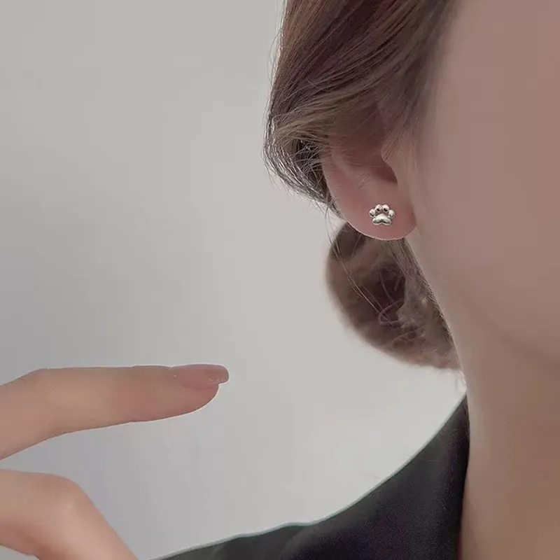 SWEET PLANET S999 Fine Silver Stud Earrings Women's-2