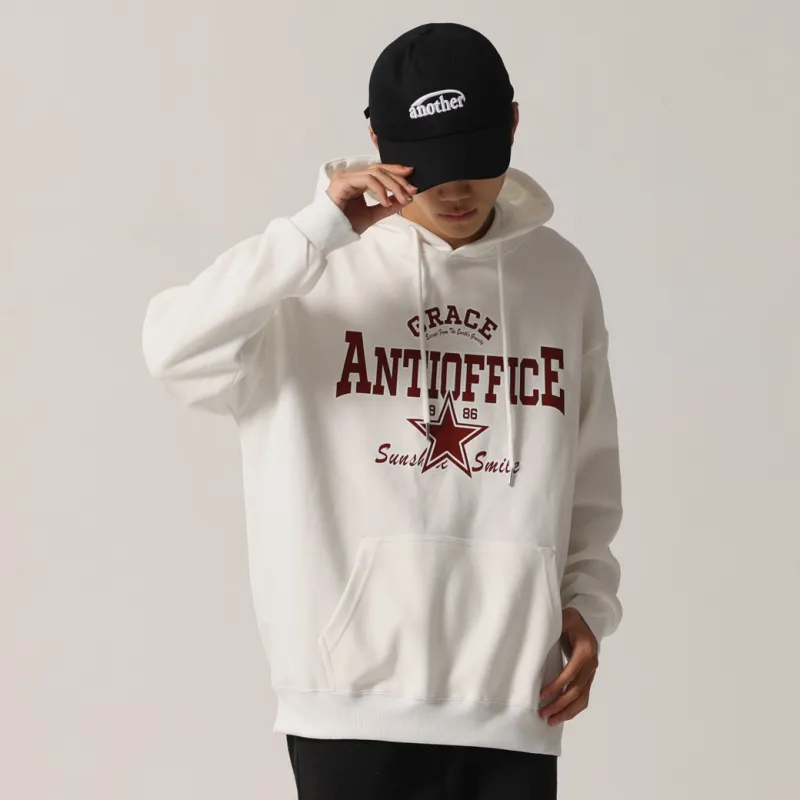 Antioffice Sweatshirt Unisex White-37