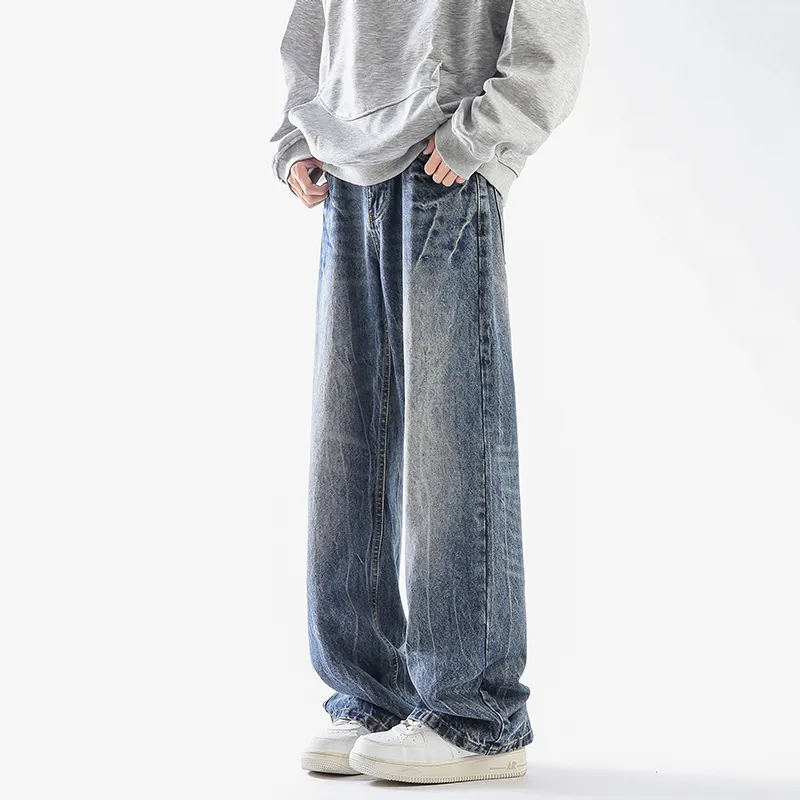 Antioffice Jeans Unisex Blue-5