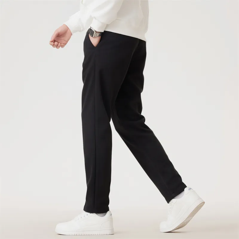 Antioffice Casual Pants Men Black-5