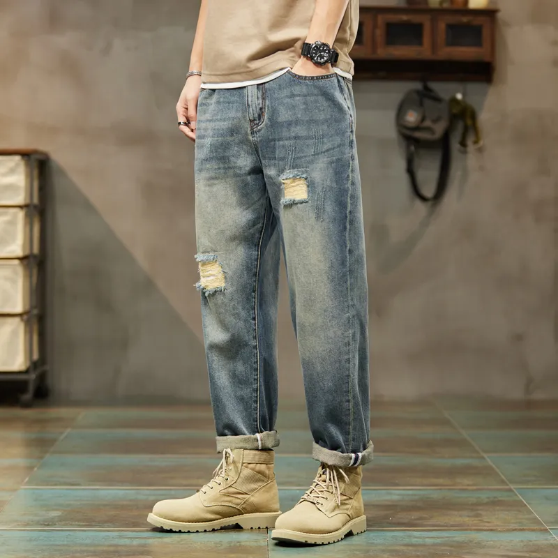 Antioffice Jeans Men's Vintage Blue-3